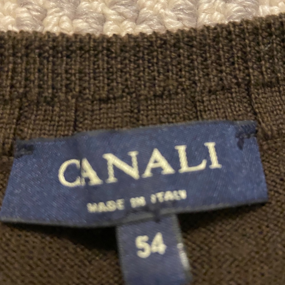 Canali wool v neck sweater - Picture 3 of 5